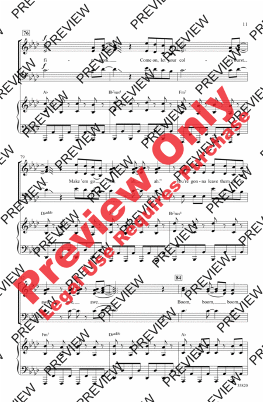 Firework 3-Part scores gallery preview page 11