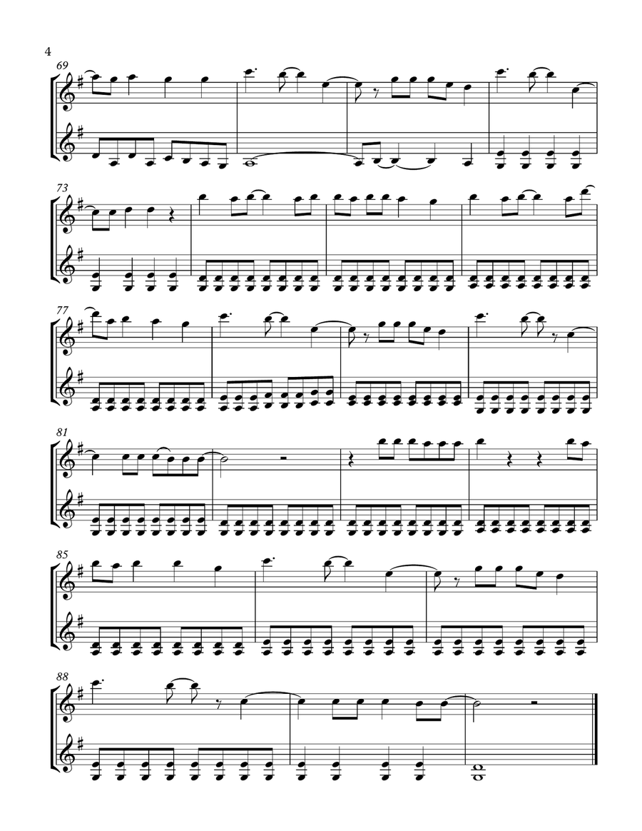 You Belong With Me String Duet scores gallery preview page 5