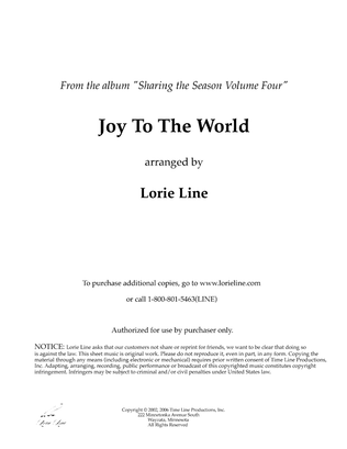 Book cover for Joy To The World (from Sharing The Season IV)