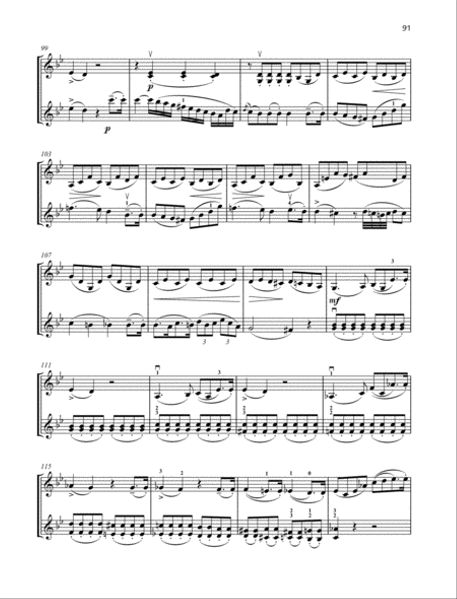 Duo G minor Duo G minor Violin scores gallery preview page 6