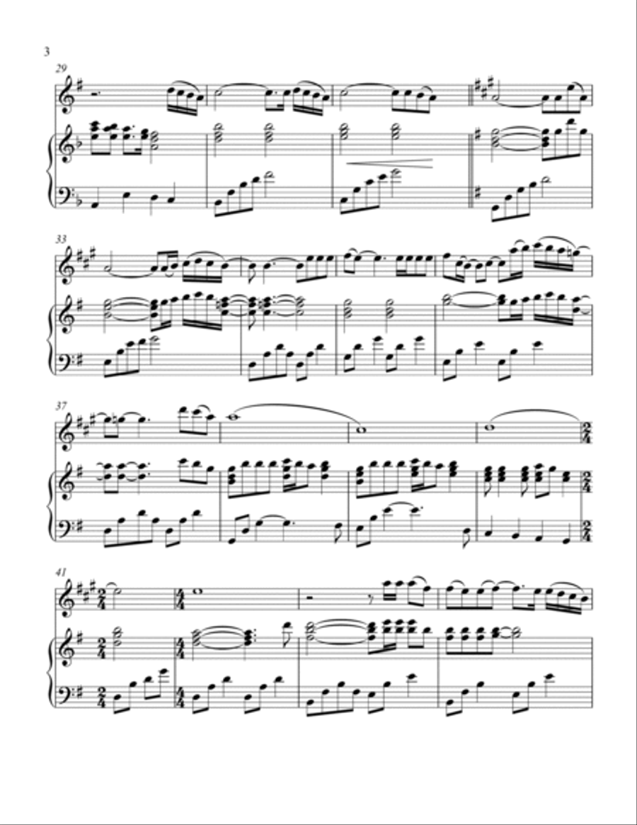 I'll Stand By You B-Flat Clarinet scores gallery preview page 4