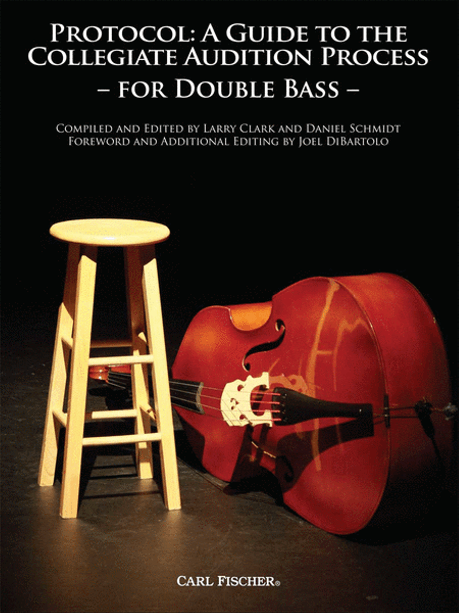Protocol: A Guide to the Collegiate Audition Process for Double Bass Double Bass scores gallery preview page 1