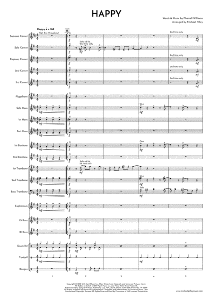 Happy Brass Band scores gallery preview page 2