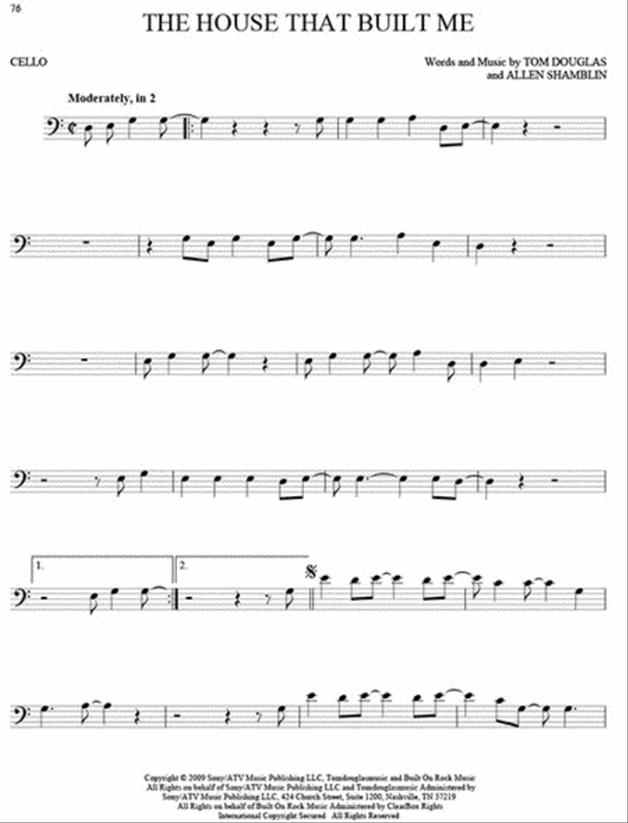 101 Hit Songs Cello scores gallery preview page 4