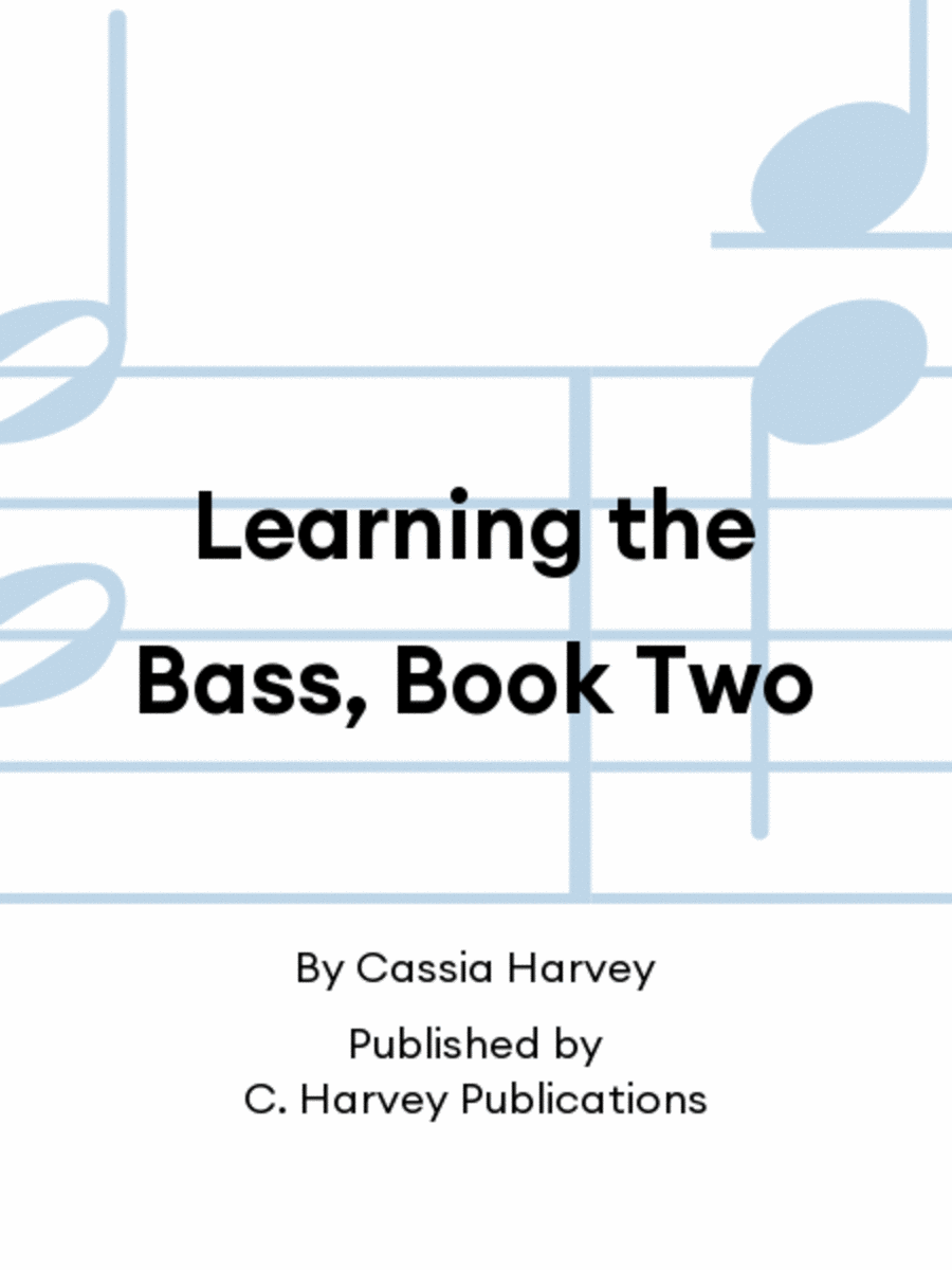 Book cover for Learning the Bass, Book Two