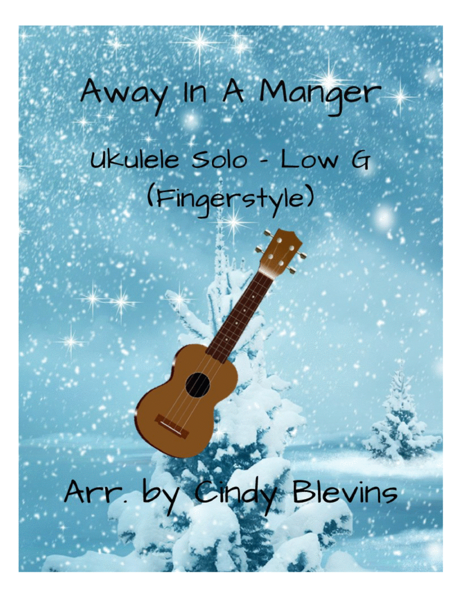 Away In A Manger, Ukulele Solo, Fingerstyle, Low G Ukulele scores gallery preview page 1