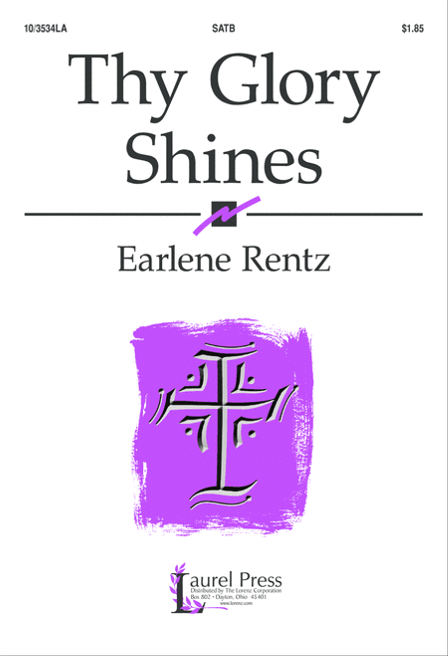 Thy Glory Shines 4-Part scores gallery preview page 1