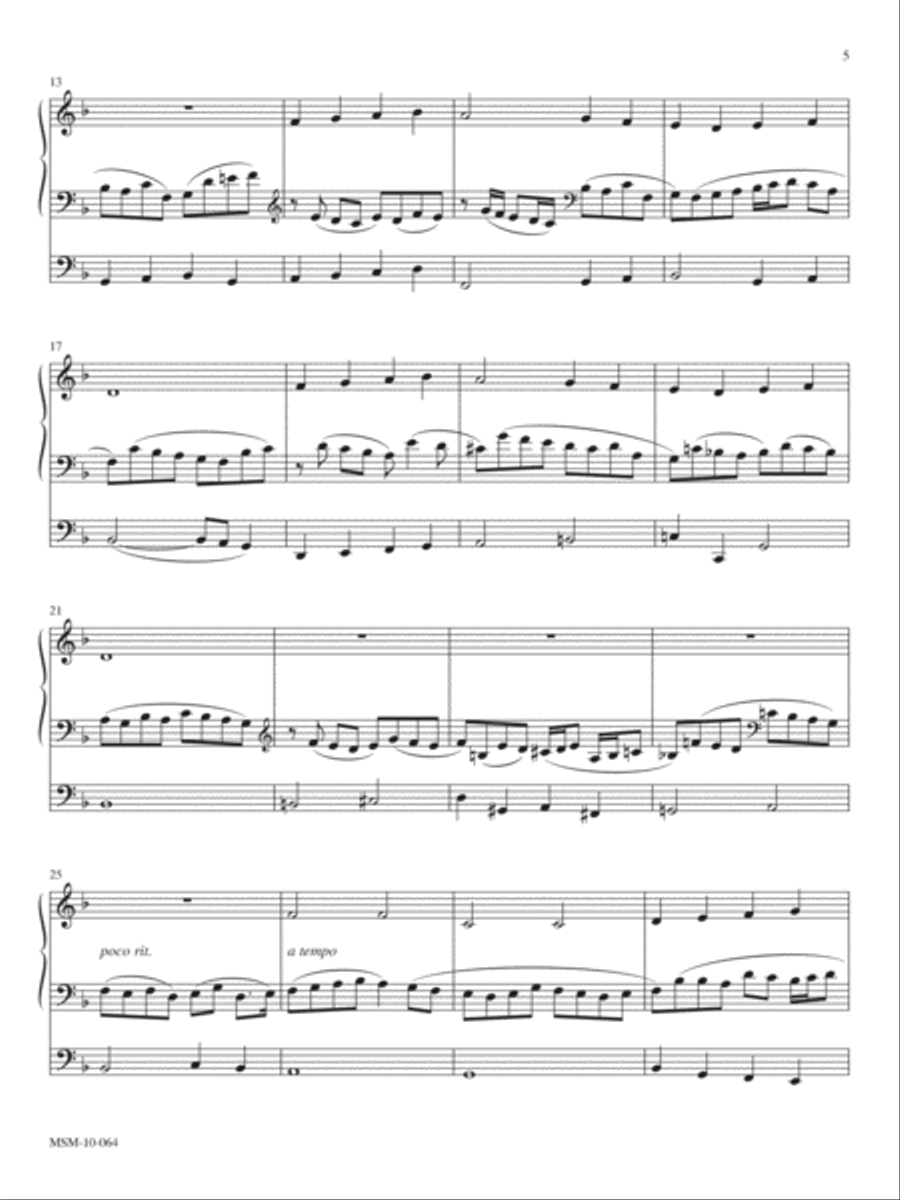 Variations on an English Carol Organ scores gallery preview page 5