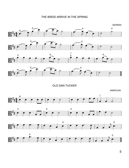 Folk Songs for Violas