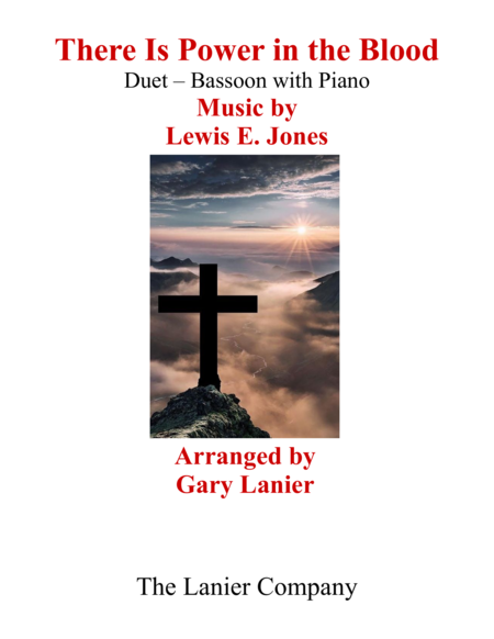Gary Lanier: THERE IS POWER IN THE BLOOD (Duet – Bassoon & Piano with Parts) image number null