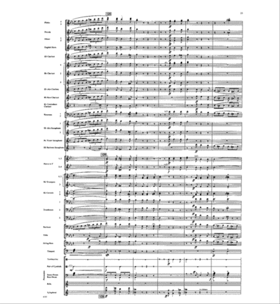 Funiculi, Funicula Concert Band scores gallery preview page 22