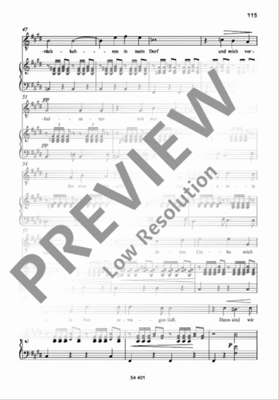 Juan's Lied Juan's Lied Tenor Voice scores gallery preview page 5