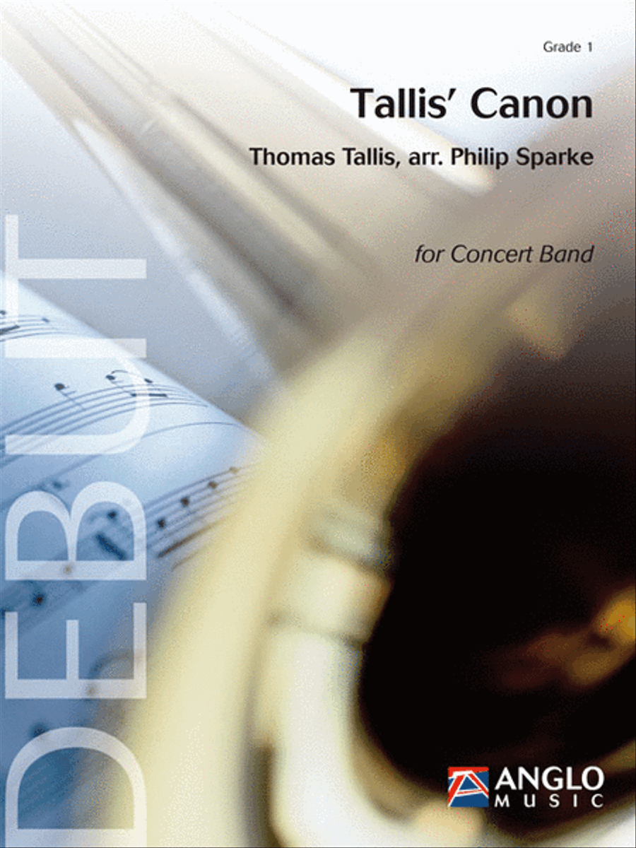 Tallis' Canon Concert Band scores gallery preview page 1