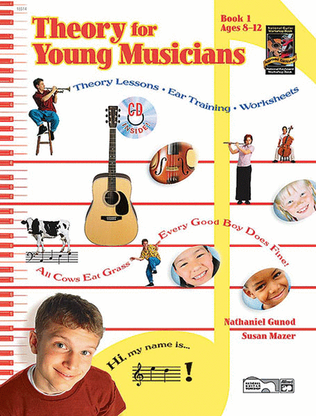 Book cover for Theory for Young Musicians, Book 1