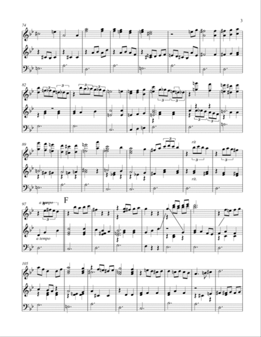 Merry-go-round Of Life Piano scores gallery preview page 3