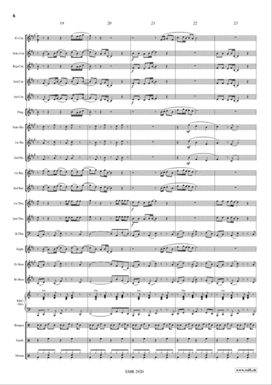 Alexandrie, Alexandra Brass Band scores gallery preview page 7