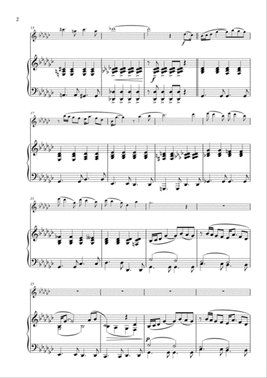 Tomorrow Tomorrow Flute Solo scores gallery preview page 4