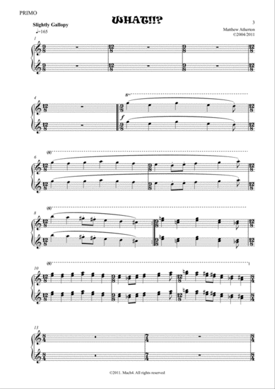 WHAT!!? Piano scores gallery preview page 3