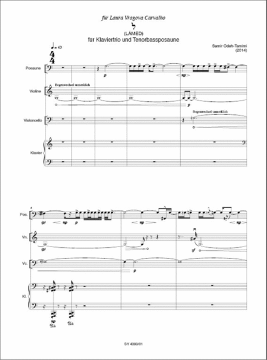 Lámed Trombone Trio scores gallery preview page 2