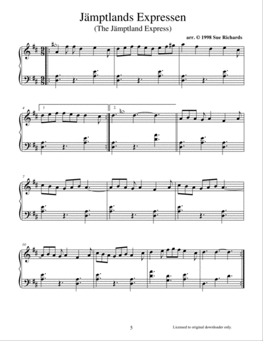 A Scandinavian Tunebook Harp scores gallery preview page 6