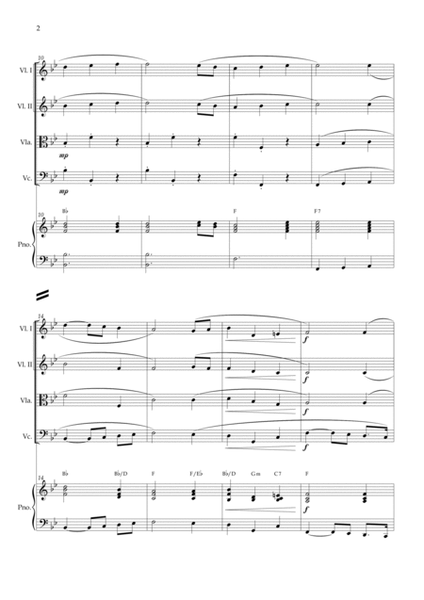 The Star-Spangled Banner - EUA Hymn (Strings Quartet) Piano and chords image number null