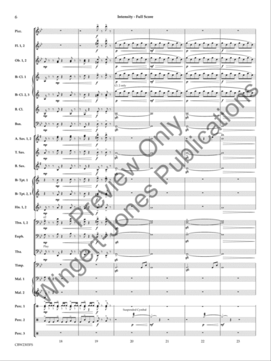 Intensity Concert Band scores gallery preview page 7