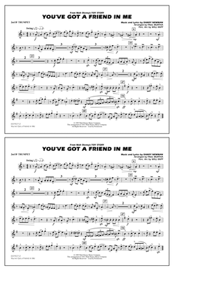 Book cover for You've Got a Friend in Me (from Toy Story 2) (arr. Paul Murtha) - 2nd Bb Trumpet