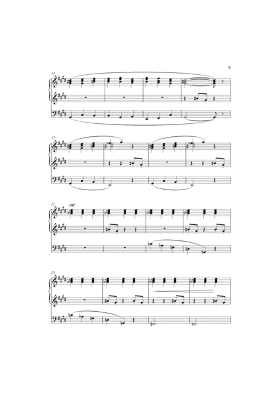 A Saint-Saens Organ Album Organ Solo scores gallery preview page 7