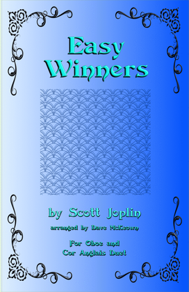 Book cover for The Easy Winners, Duet for Oboe and Cor Anglais (or English Horn)