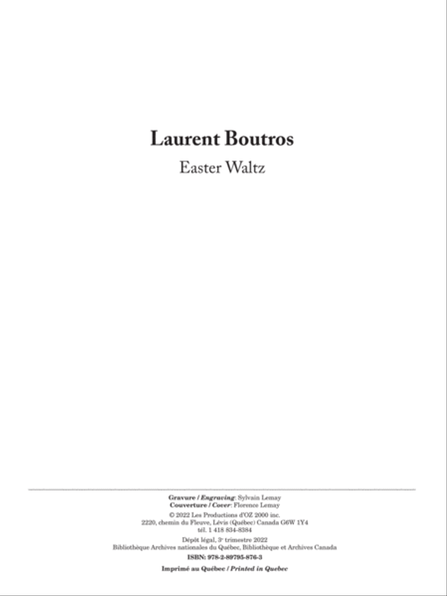 Easter Waltz Flute scores gallery preview page 2