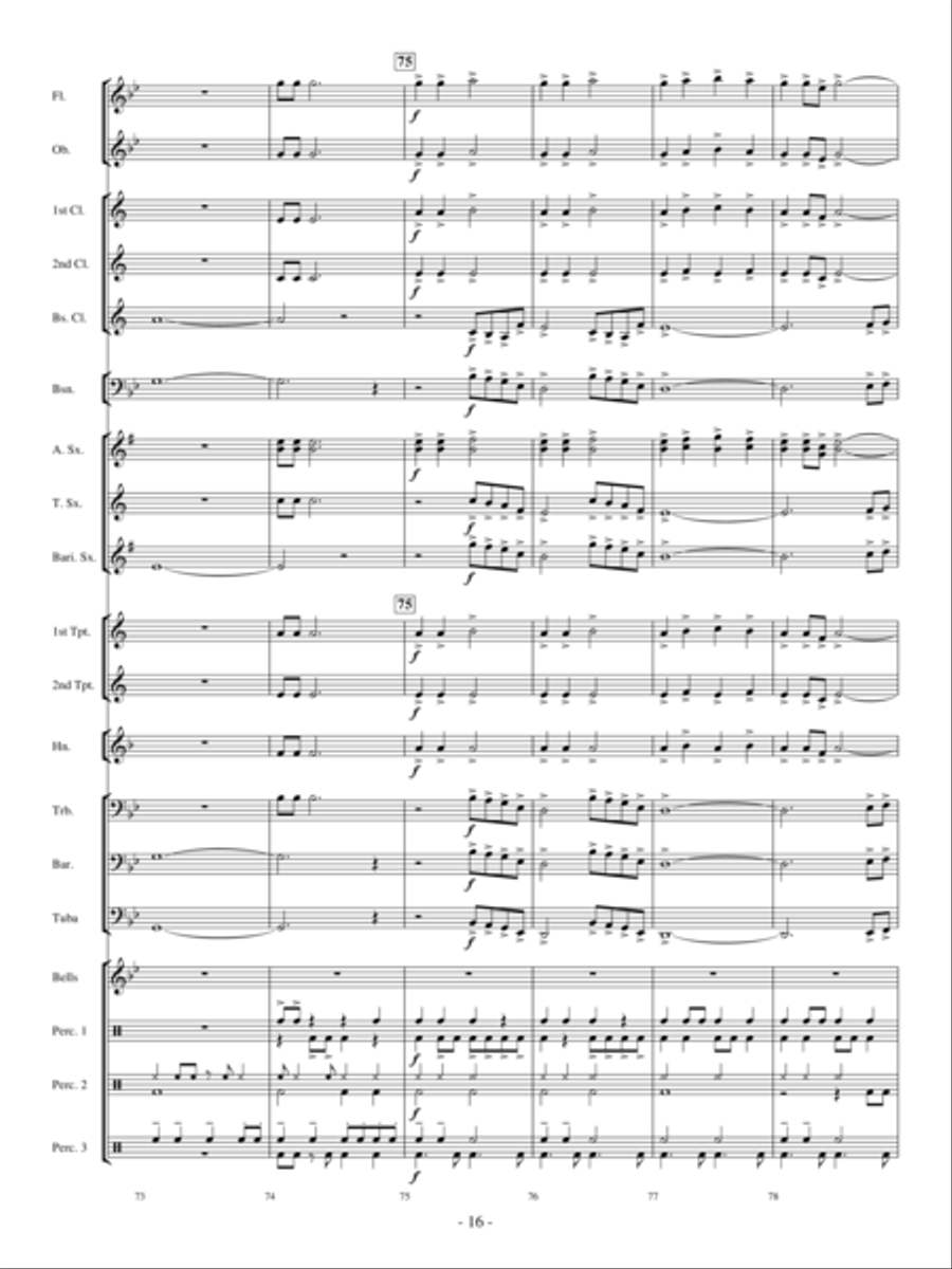 Sakura Concert Band scores gallery preview page 15