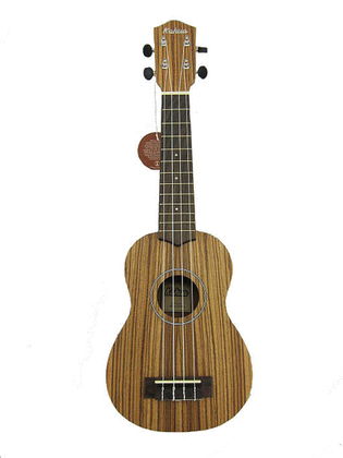 21“ Soprano Zebrawood Ukulele