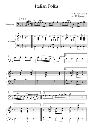 Italian Polka, Sergei Rachmaninoff, For Bassoon & Piano