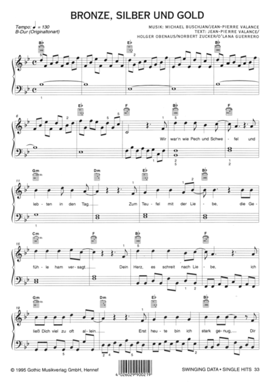 Bronze, Silber und Gold Voice scores gallery preview page 3