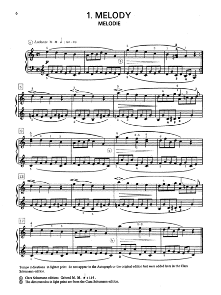 Schumann -- Album for the Young, Op. 68 Piano Solo scores gallery preview page 3