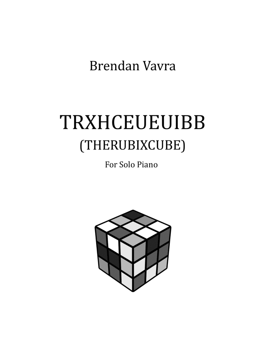 THERUBIXCUBE Piano Solo scores gallery preview page 1