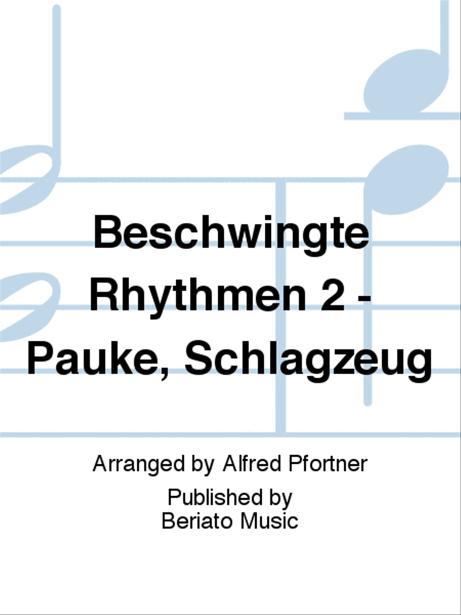 Beschwingte Rhythmen 2 - Pauke, Schlagzeug Part scores gallery preview page 1