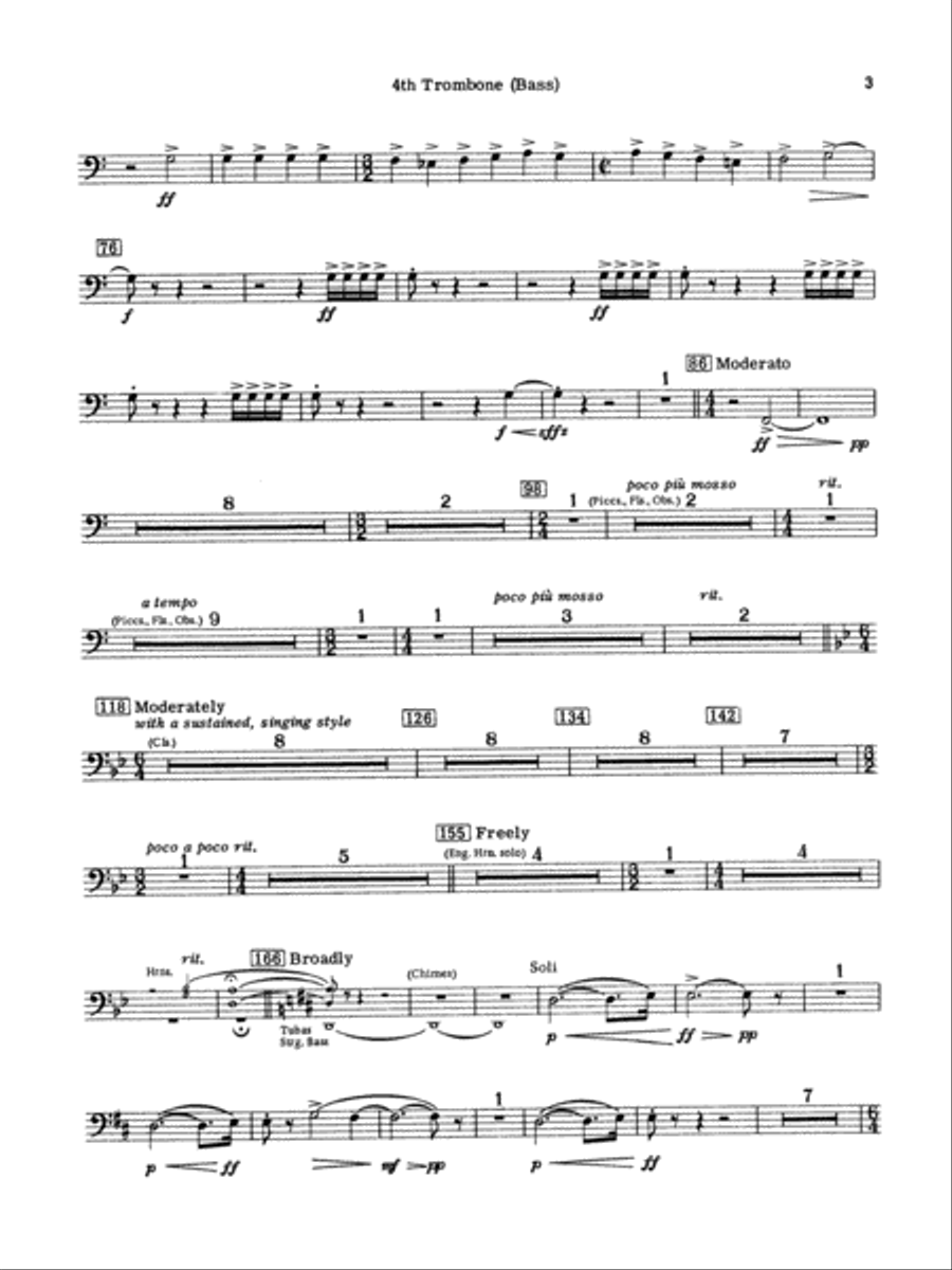 Russian Christmas Music: 4th Trombone Concert Band scores gallery preview page 2