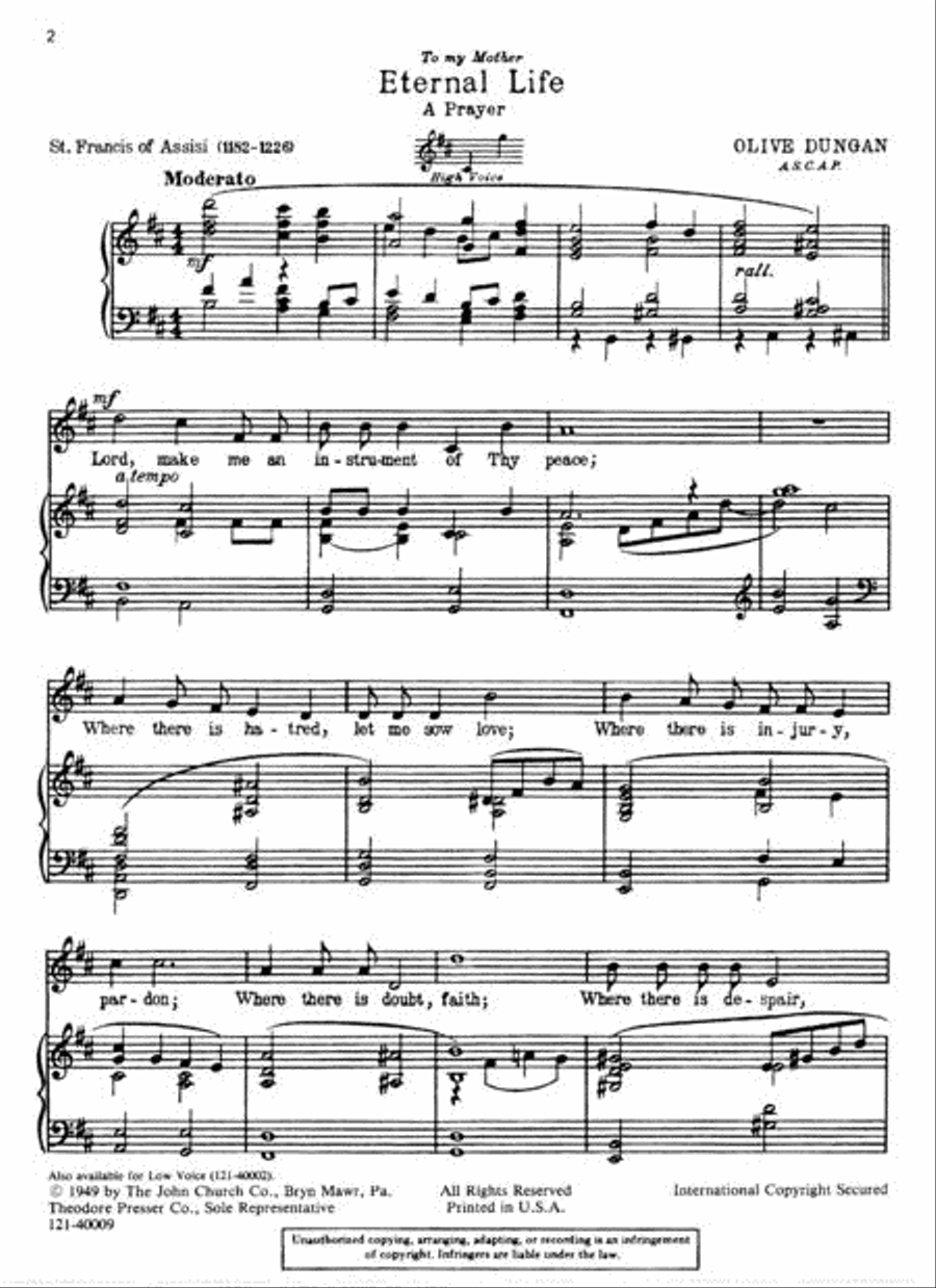 Eternal Life Chamber Music scores gallery preview page 2