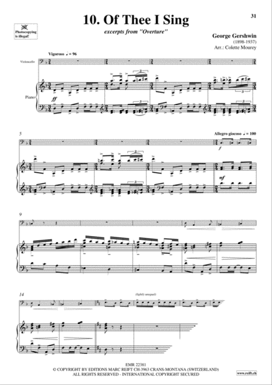 Gershwin 20 Greatest Hits Piano Accompaniment scores gallery preview page 12