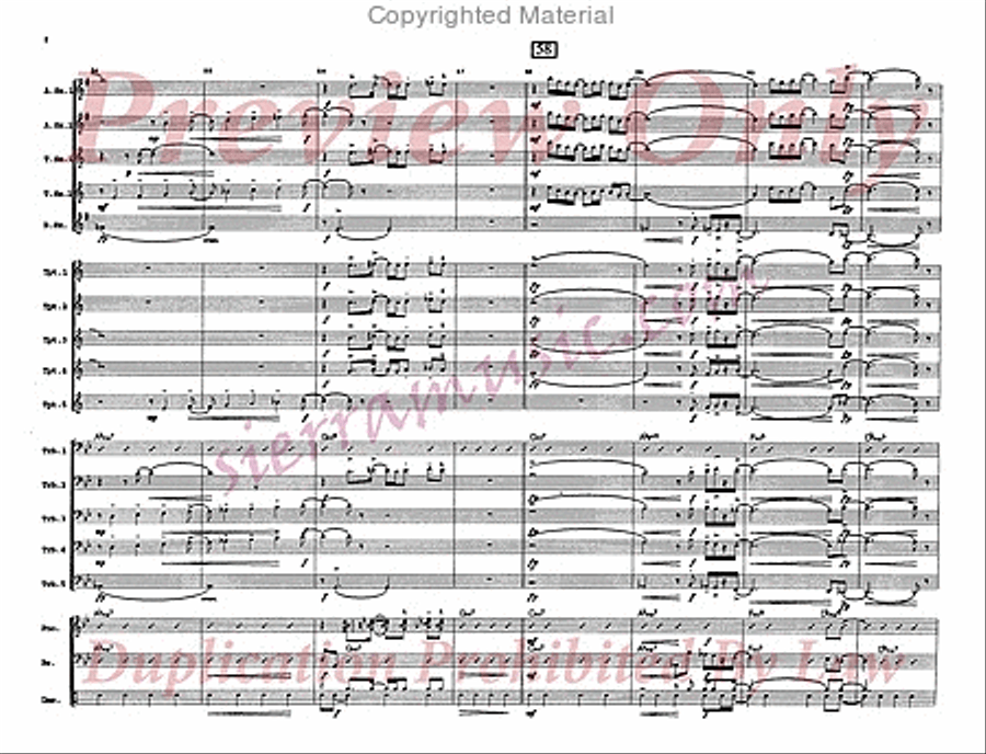 Alone Jazz Ensemble scores gallery preview page 9