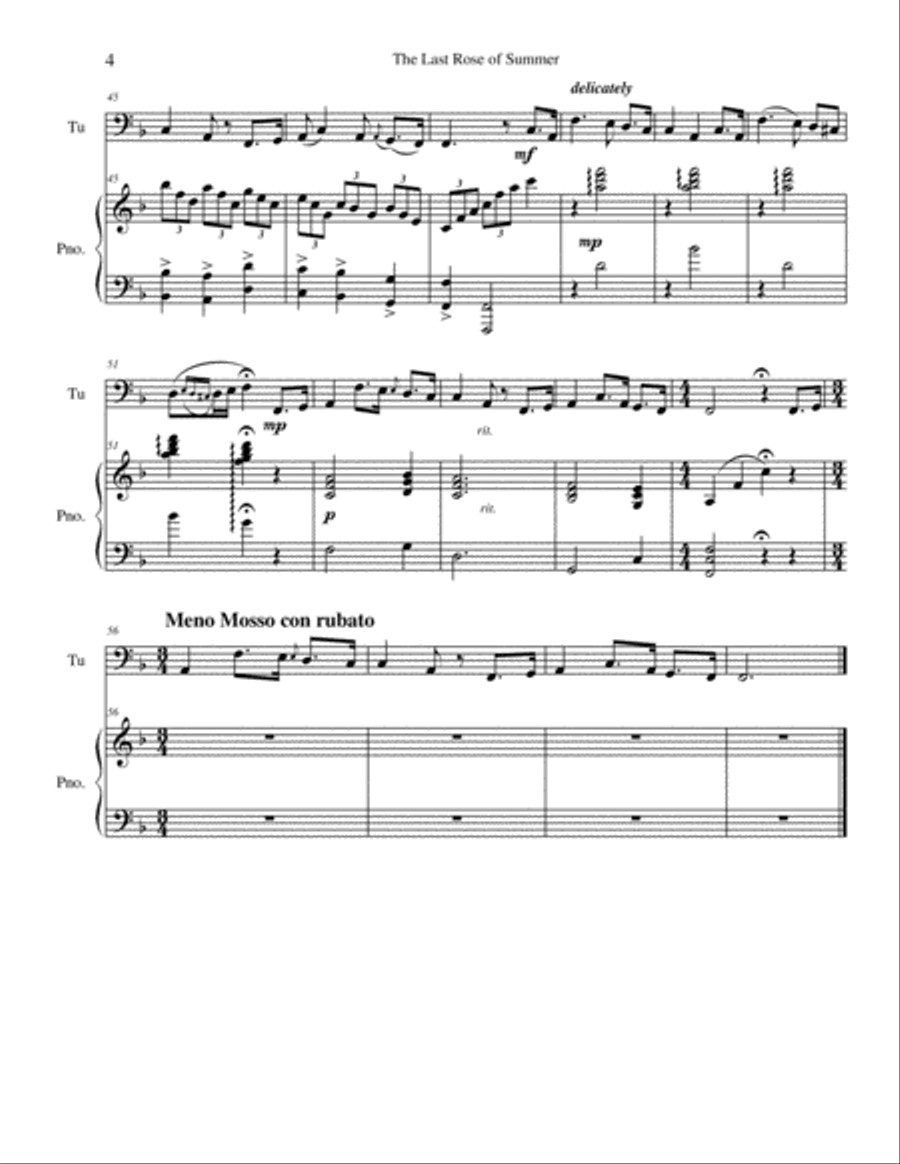 Art Songs for Young Folks, Vol. 1 - tuba and piano Voice Solo scores gallery preview page 6