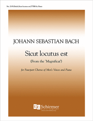 Book cover for Magnificat: Sicut locutus est (BWV 243)