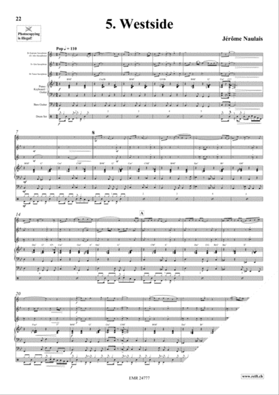 Play With Your Band Volume 4 Saxophone Ensemble scores gallery preview page 8