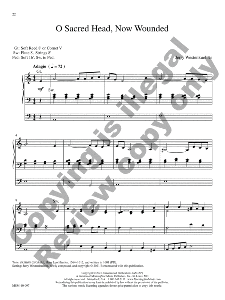 A Mighty Fortress A Mighty Fortress Organ scores gallery preview page 7