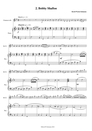 Variations on Bobby Shaftoe for clarinet and piano