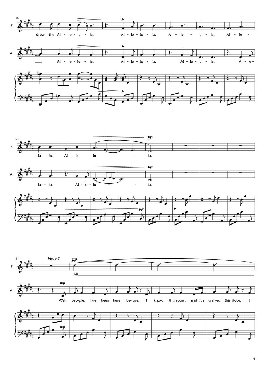 Hallelujah SA scores gallery preview page 4