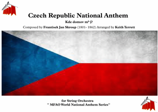 Book cover for Czech National Anthem for String Orchestra (MFAO World National Anthem Series)