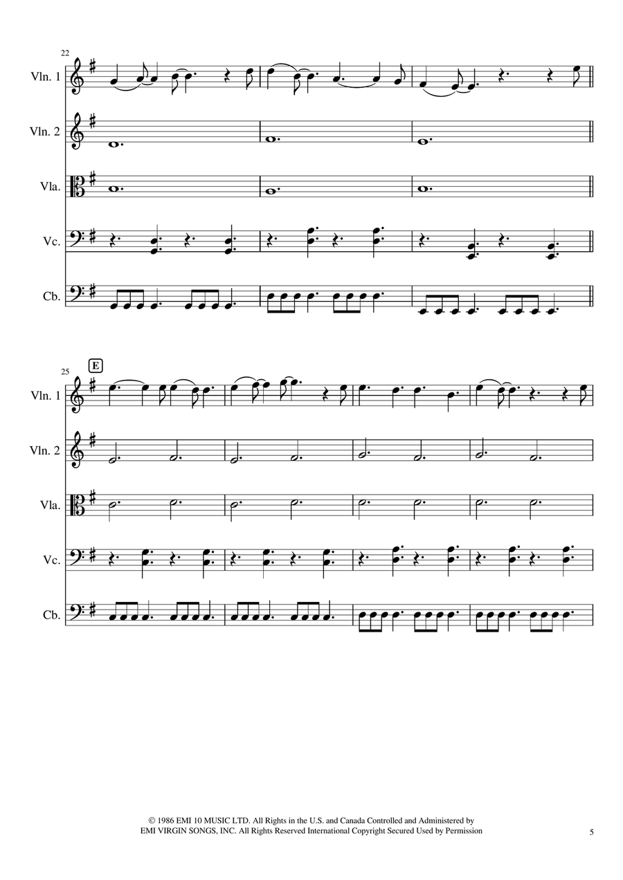 Over The Hills And Far Away String Orchestra scores gallery preview page 5