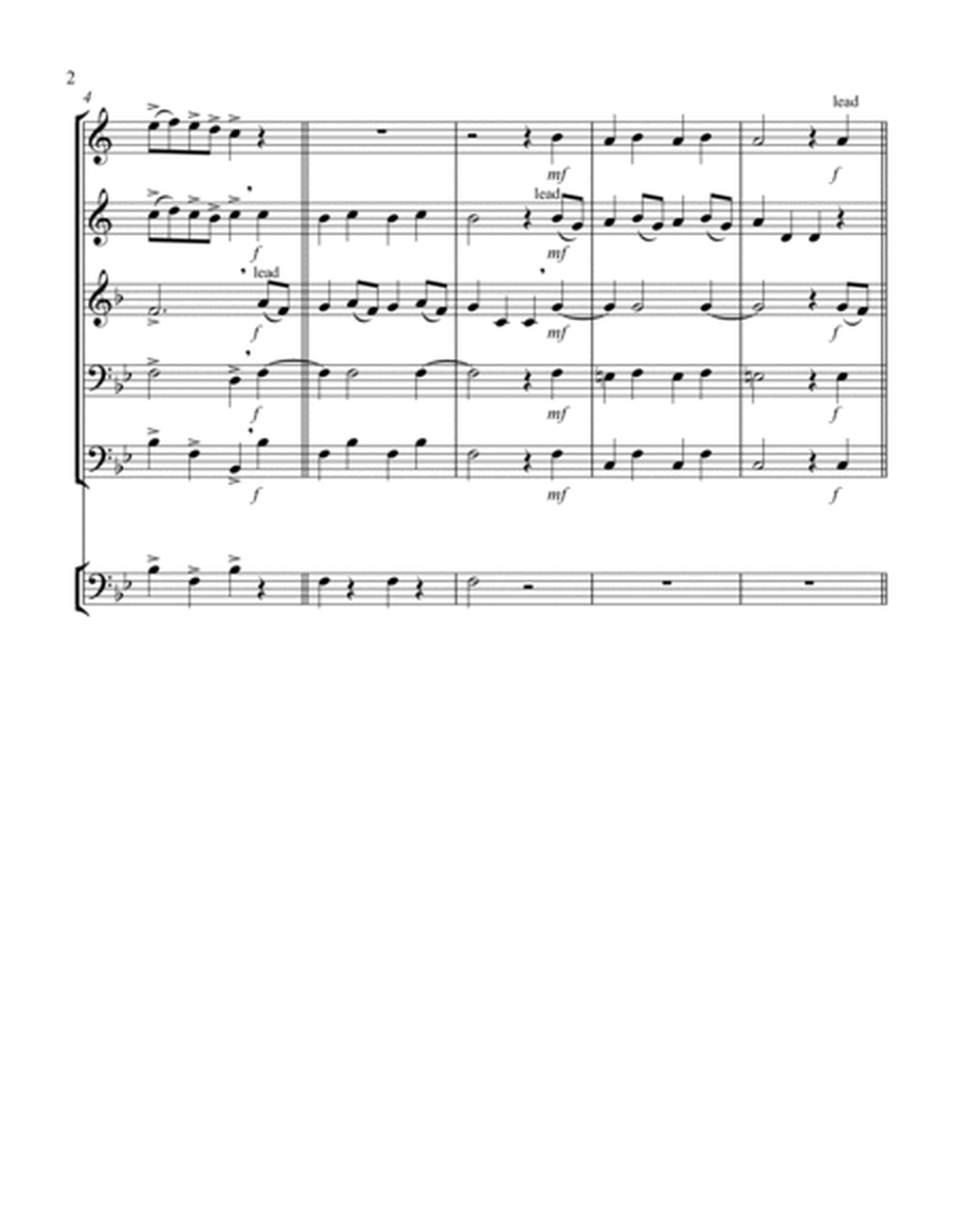 Heroic Music - No. 7. La Vigilance (Bb) (Brass Quintet - 2 Trp, 1 Hrn, 1 Trb, 1 Tuba, Timp)